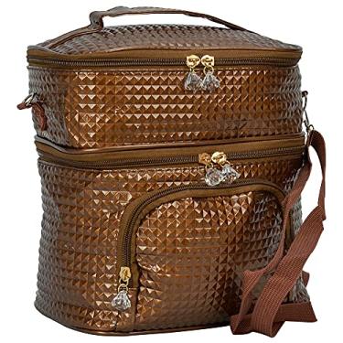Imagem de Bolsa Feminina Necessaire Térmica Marrom CBRN17492