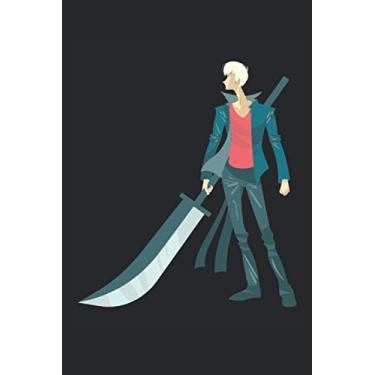 Imagem de Guerrier Anime Guerrier anime fort: Journal de cahier d'anime pour adolescents et enfants ou adultes. 6x9 avec papier blanc Kremig et 120 pages