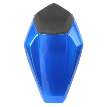 Imagem de Capa de assento traseiro de motocicleta carenagem capota traseira de passageiro cauda ABS capa de extremidade adequada para Kawasaki Ninja ZX10R ZX-10R 2016-2018 (azul)