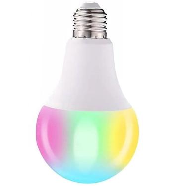 Imagem de Lampada Led Smart Wifi Inteligente App Celular RGB Iluminaçao Ajustavel 10W Programavel Decoraçao Casa