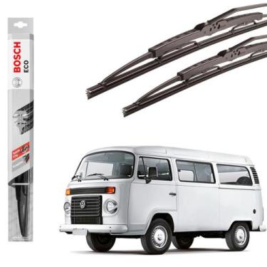 Imagem de Kit Palhetas Dianteira Eco Bosch Kombi 1975 À 2013 Palheta Limpador Pa