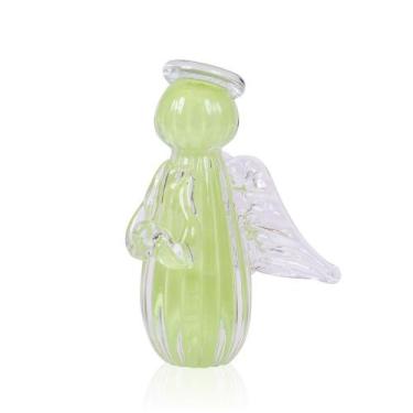 Imagem de Mini Anjo Uriel Murano Verde Chá G  - Labone
