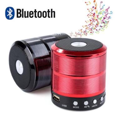 Imagem de Mini Caixinha De Som Portatil Bluetooth Mp3 Pen Drive Ws887 - Laj.Vari