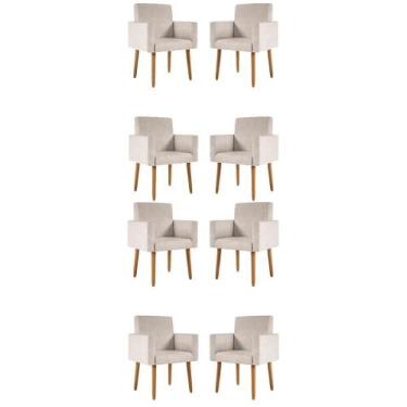 Imagem de Kit 08 Cadeiras Poltrona Recepção - Balaqui Decor - B BALAQUI DECOR, C