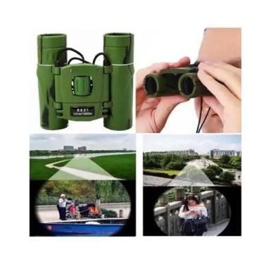 Imagem de Binóculo Portatil Profissional 8 X 21 Longo Alcance Verde - maisbr