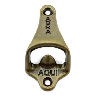 Imagem de Abridor de Garrafa Abra Aqui Metal Decoração 1 Unidade - Metallica Ace