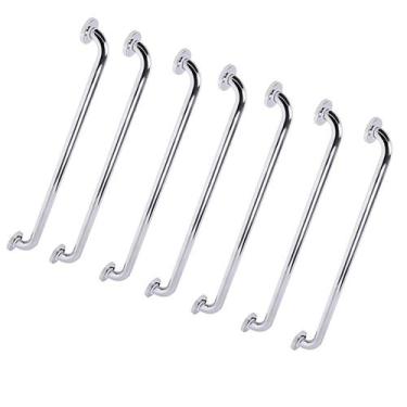 Imagem de Barra de Apoio 70cm Inox Kit 7 Unidades Idoso Acessibilidade Criança G