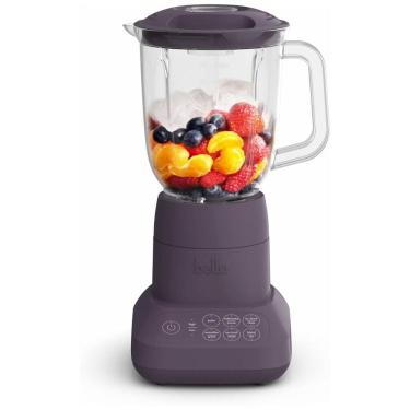 Imagem de Liquidificador de Bancada e Espremedor com 10 Velocidades, Capacidade de 1,4L e Lâmina de Aço Inoxidável, 110V 450W, BELLA, Roxo
