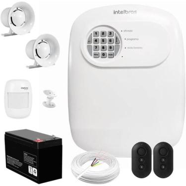 Imagem de Kit Central de Alarme ANM 24 NET Intelbras + 1 Sensor IVP 2000 SF + Ba