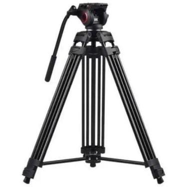 Imagem de Tripé Profissional Cabeça Flúida Hidraulica Dslr Filmadora