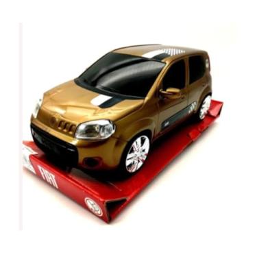 Imagem de Brinquedo Carro Carrinho Miniatura Uno (Dourado)