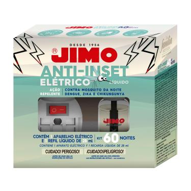 Imagem de Jimo Anti-Inset Elétrico Kit 60 Noites