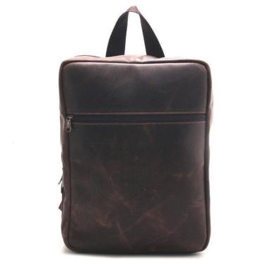 Imagem de Mochila  LOOKSTOCK em Couro Executiva Masculina-Masculino