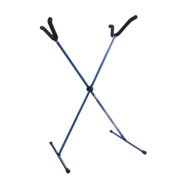 Imagem de Generic RC Airplane Stand Hobby Modeling Holder Multryuse Aircraft Rack para homens de família, Azul