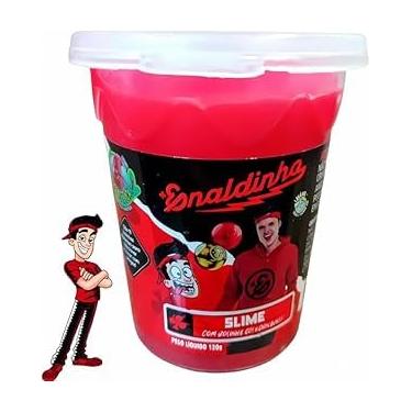 Imagem de Slime Enaldinho Lojas Q2 Vermelho com Bolinha Surpresa