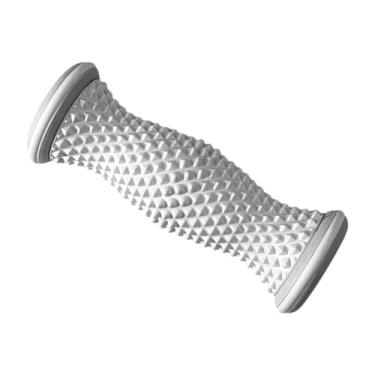 Imagem de simhoa Rolo de massagem do pé de massagem Ferramenta de massagem Rolo de relaxamento portátil portátil Treinamento de Fitness Training Ergonômico Massageador, Cinza