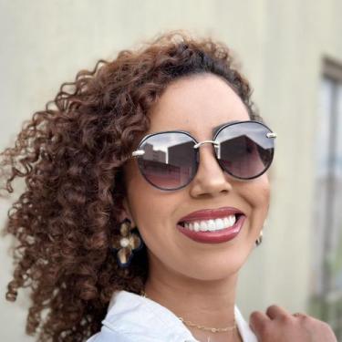 Imagem de Óculos de Sol Feminino Modelo Maite Lê Belle + Case +Flanela - Le Bell