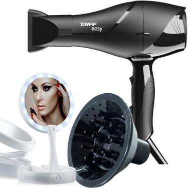 Imagem de Secador De Cabelo Taiff 1700w Ions Profissional Ar Quente Frio Preto D