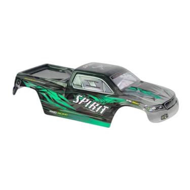Imagem de simhoa Peças de Reposição para Carroceria de Carro RC, Profissional, Fácil de Instalar, Cobertura para Veículo RC, Suprimentos de Atualização, Acessórios Par, para 9135 Q901 Green