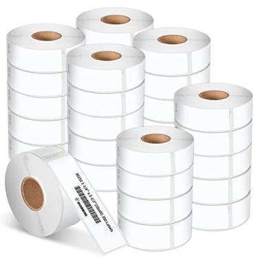 Imagem de COLORWING Substituição de etiquetas de endereço para Dymo 30252 para etiquetas de envio de código de barras Dymo 30252, compatível com Dymo Label Writer 450, 450 Turbo, 4XL, 400 impressoras, 28 mm x
