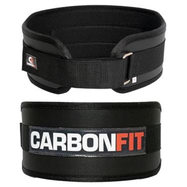Imagem de Cinturão Lombar Academia Antitranspirante Fitness CarbonFit — Cinto de Musculação, Proteção e Estabilidade