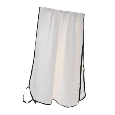 Imagem de Ioensy Roupão de banho feminino com suspensórios, toalha de banho leve, roupão de praia SPA com alças ajustáveis, robe de para aniversário de hotel, Borda Preta