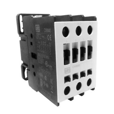 Imagem de Contator 220V 40A Weg Tripolar 2NA 2NF CWM40-22-30V26