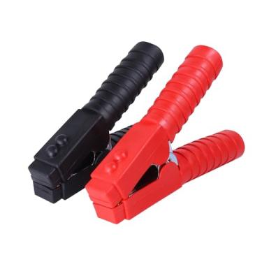 Imagem de Grampos de cabos de jumper de bateria 1500A, clipes de jacaré de carro resistente, substituição para braçadeiras de carregador de bateria de porta-malas de barco automotivo, teste elétrico, 2 peças
