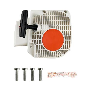 Imagem de YAMAKATO Caixa de ventilador 1123 080 1802 com acionador de partida de rebobinamento para Stihl 021 023 025 MS210 MS230 MS250 Conjunto de arranque de recuo de motosserra