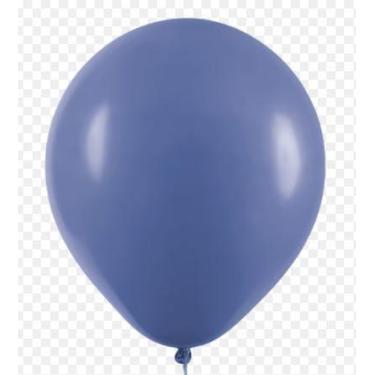 Imagem de BALÃO LISO - ART-LATEX Nº16 - AZUL JEANS - Pacote com 12 unidades - Ba