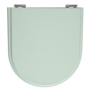Imagem de Assento Laqueado Calypso Verde Água Tampa Para Vaso Incepa - Sicmol