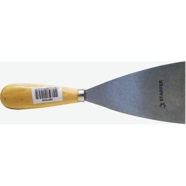 Imagem de KIT 2 ESPATULA STARFER CABO MADEIRA 10 cm