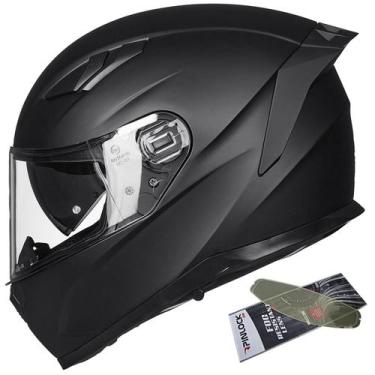 Imagem de Capacete de motocicleta Snowmobile ILM Model-129 Full Face Black L