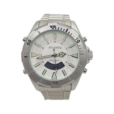 Imagem de Relógio Atlantis Analógico e Digital Grande Resistente 50m