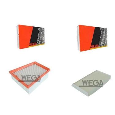 Imagem de Kit filtros ar cabine - fluence 2011 a 2014 - kit01196 - WEGA