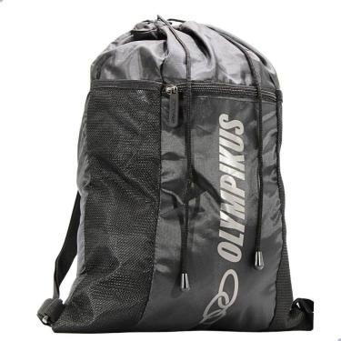 Imagem de Mochila Sac Bag Olympikus Preto/Prata