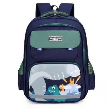 Imagem de Mochilas azul verde sofirn cartoon pequeno dinossauro crianças mochila