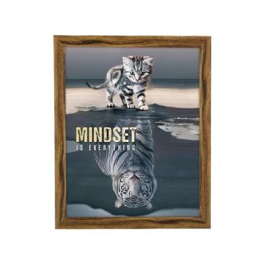 Imagem de Marco de fotos JDZIVTOP 25x35 cm Marrón Rústico 10x14"