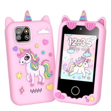 Imagem de Smartphone M SANMERSEN para crianças e meninas de 3 a 10 anos com cart