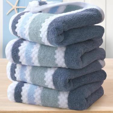 Imagem de Toalhas de mão VOOVA & MOVAS Waffle Stripe 16x27cm 4PC 500GSM