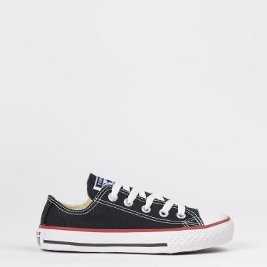 Imagem de TÊNIS ALL STAR CONVERSE  INFANTIL PRETO CANO BAIXO ORIGINAL CK00020007-Unissex