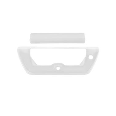 Imagem de CheroCar Para Ford F150 2015-2020 Tampa da maçaneta da porta traseira moldura decorativa, capas de maçaneta traseira externa automática