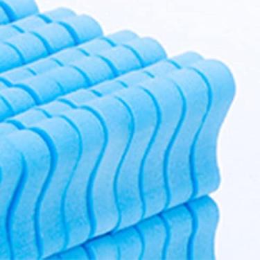 Imagem de Semme Esponja Dedo do pé Separador Macio Arte do Prego Dedo Separador Divisor Espaçador Manicure Pedicure Ferramenta 100 Pçs para Casa Salão de Beleza (Azul)