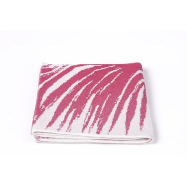 Imagem de Renew Fibres Toalhas de praia jacquard rosa e branco – Pacote com 2 | Algodão macio, secagem rápida, leve | 100% algodão extragrande 76 x 152 centímetros | Elegante, ideal para viagens, essenciais