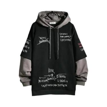 Imagem de Jaqueta Masculina Retro Com Capuz, Forrada Em Fleece, Estilo Coreano, 