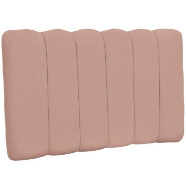 Imagem de Cabeceira Cama Box Painel Solteiro 100 Cm Dubai Linho Rosê