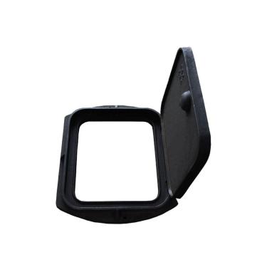 Imagem de Tampa Tampão De Chão Zbg Articulado De Ferro Fundido 57X50Cm