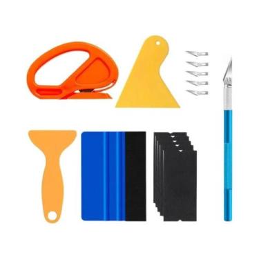Imagem de Kit De Ferramentas Para Envelopamento De Carros Em Vinil, Faca Para Ap