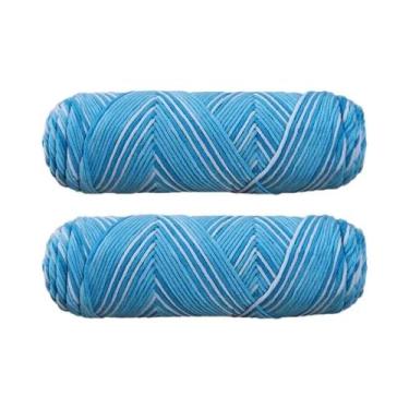 Imagem de Fio De Algodão Leite Colorido De 5 Fios Tingido Para Suéter De Bebê, 2