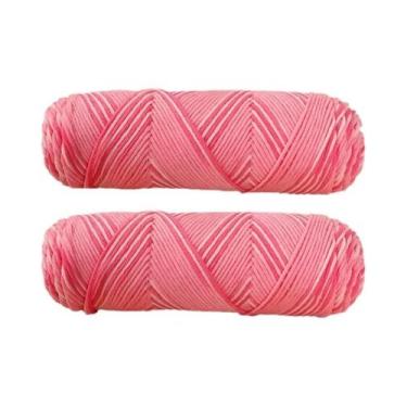 Imagem de Fio De Algodão Leite Colorido De 5 Fios Tingido Para Suéter De Bebê, 2